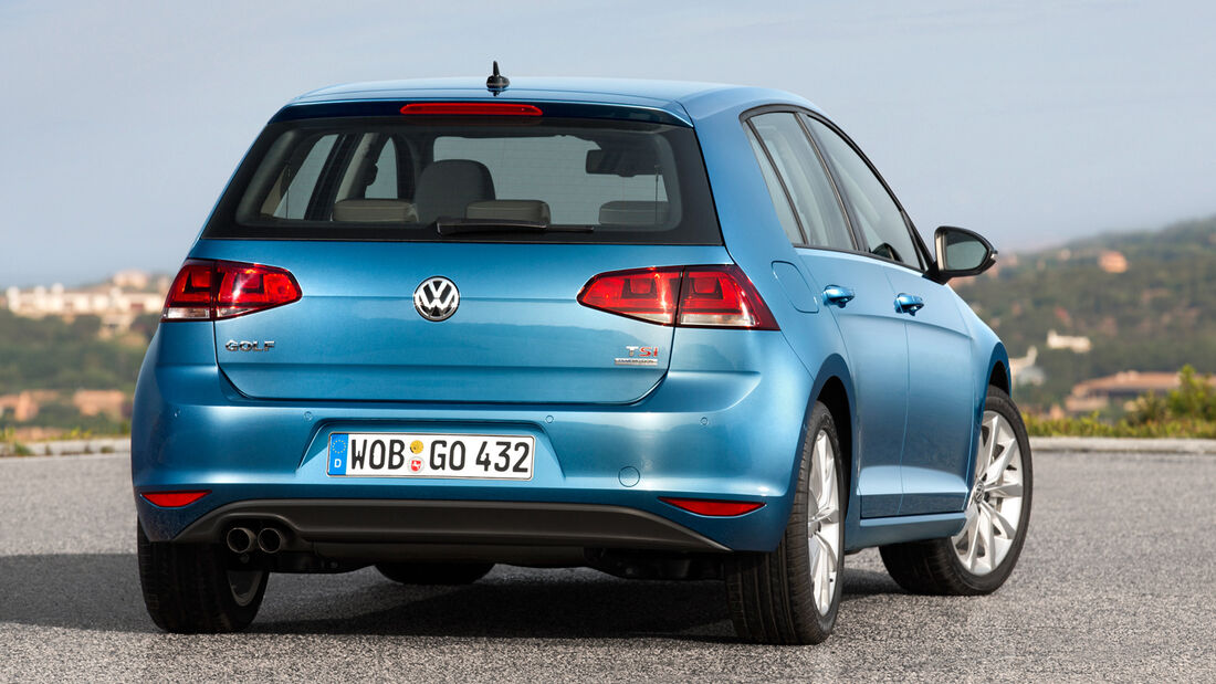 VW Golf, Heckansicht