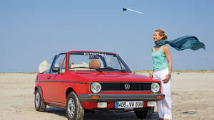 VW Golf I Cabriolet, Frontansicht