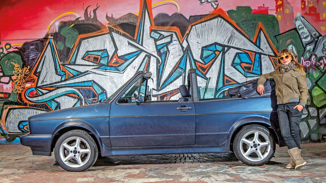 VW Golf I Cabriolet, Seitenansicht