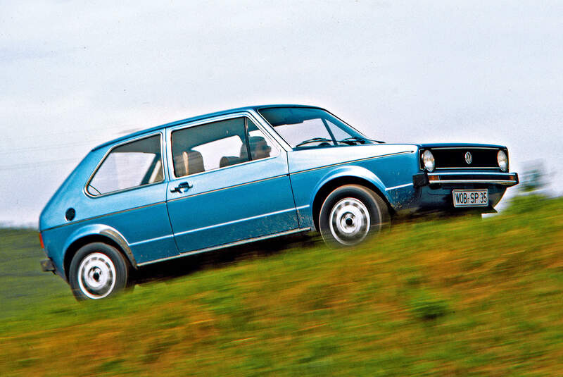 VW Golf I LS (1974) erster Test auto motor und sport 16/1974