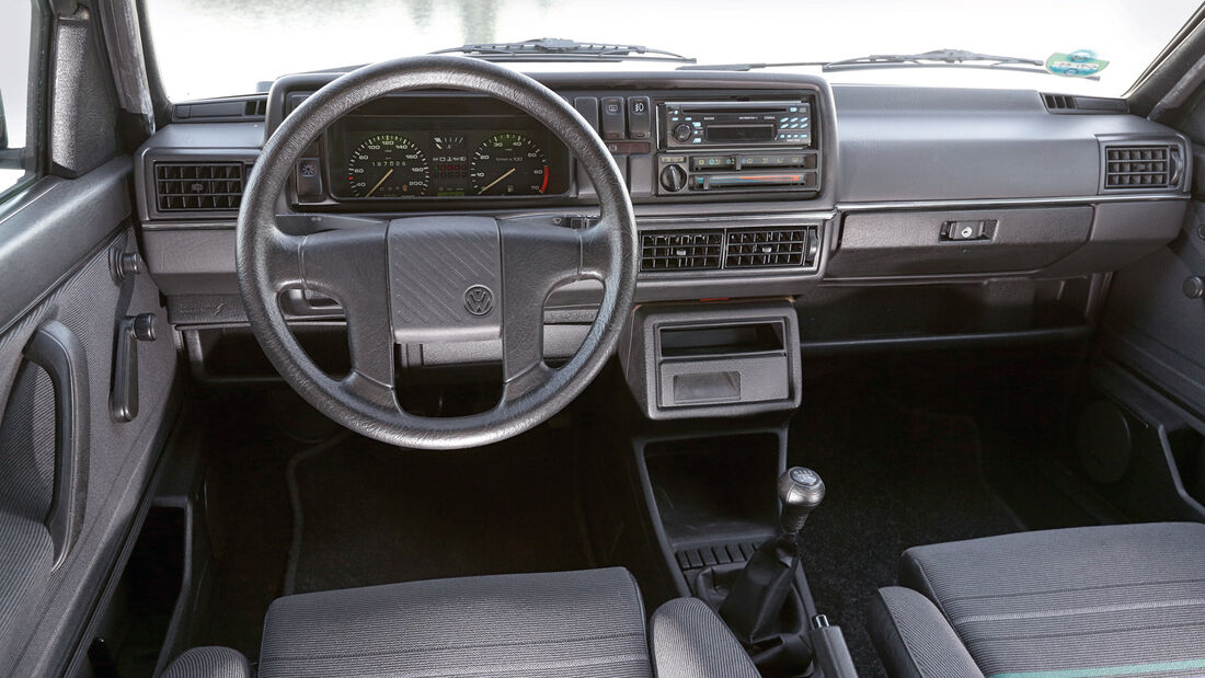 VW Golf II, Cockpit