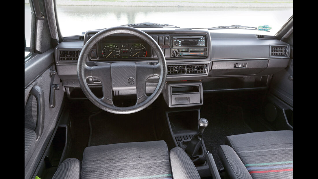 VW Golf II, Cockpit