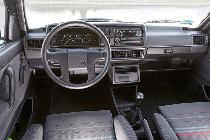 VW Golf II, Cockpit