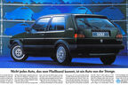 VW Golf II GT Special Werbung 50 Jahre Golf