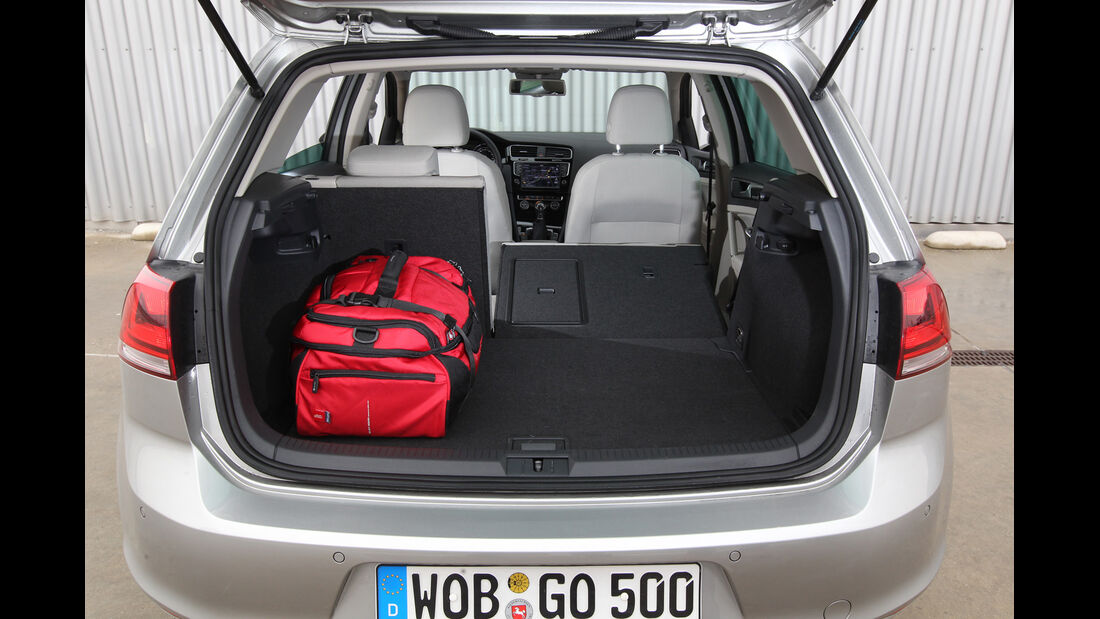 VW Golf, Kofferraum