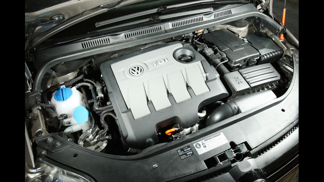 VW Golf Plus 1.6 TDI BMT, Motor, Motorraum