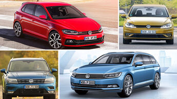 VW Golf, Polo, Tiguan, Passat