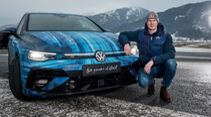 VW Golf R 8 VIII Facelift Werks Erlkönig Tarnung