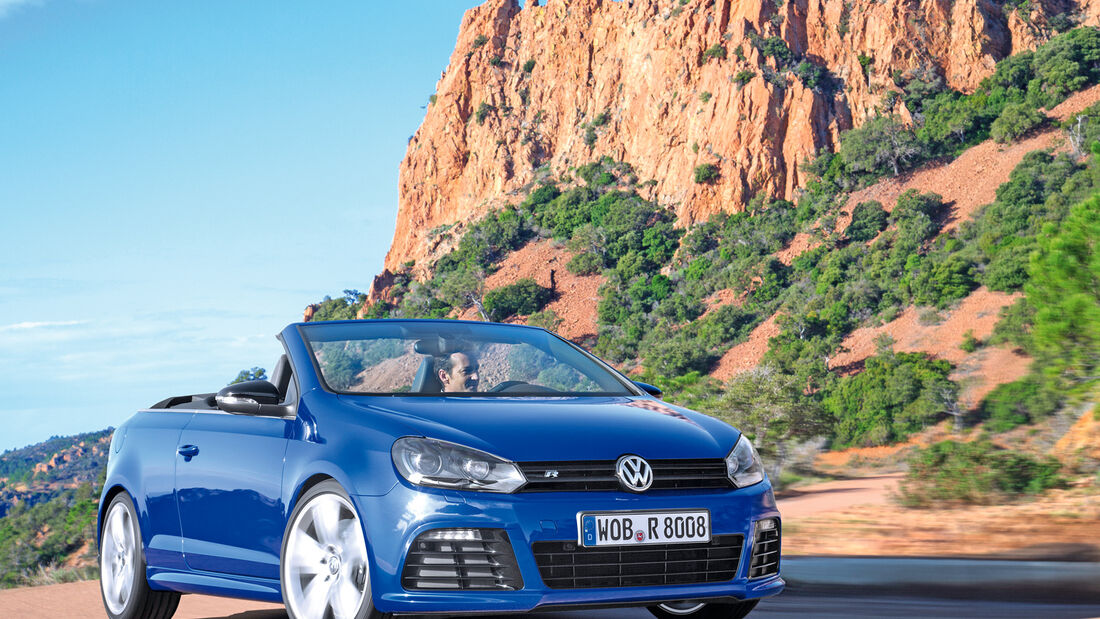 VW Golf R Cabriolet, Frontansicht