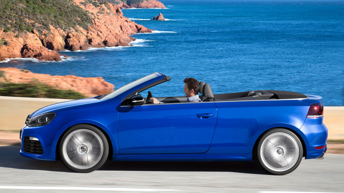 VW Golf R Cabriolet, Seitenansicht