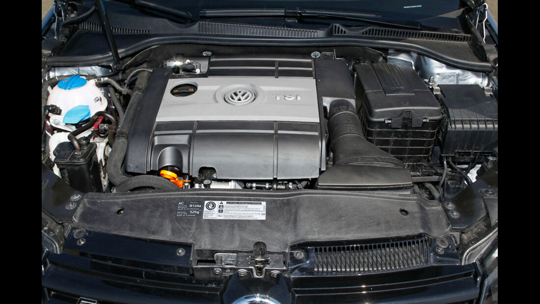 VW Golf R, Detail, Motor