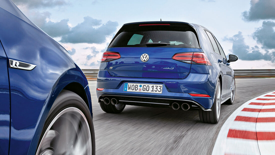 VW Golf R, Heckansicht