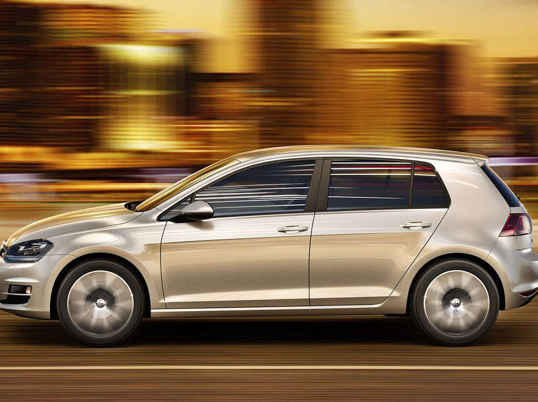 Neuer VW Golf VII auf dem Autosalon Paris Das ist der neue VolksWagen