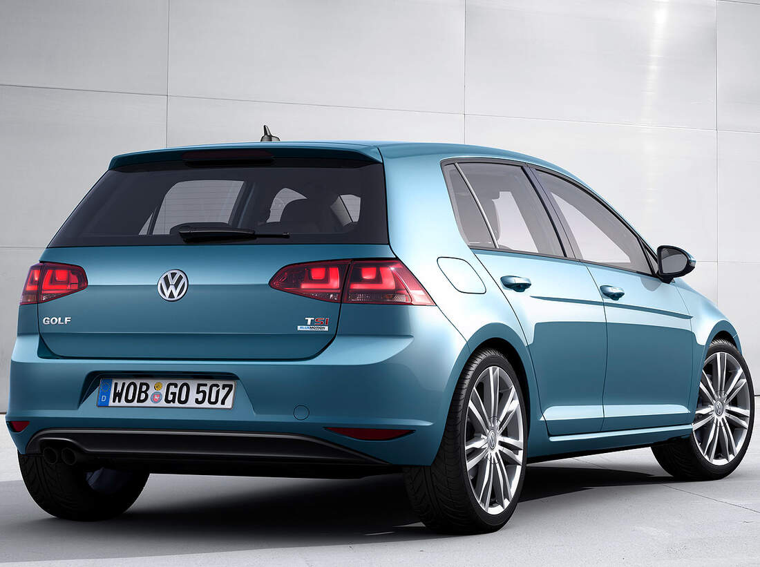 Neuer VW Golf VII auf dem Autosalon Paris Das ist der neue VolksWagen