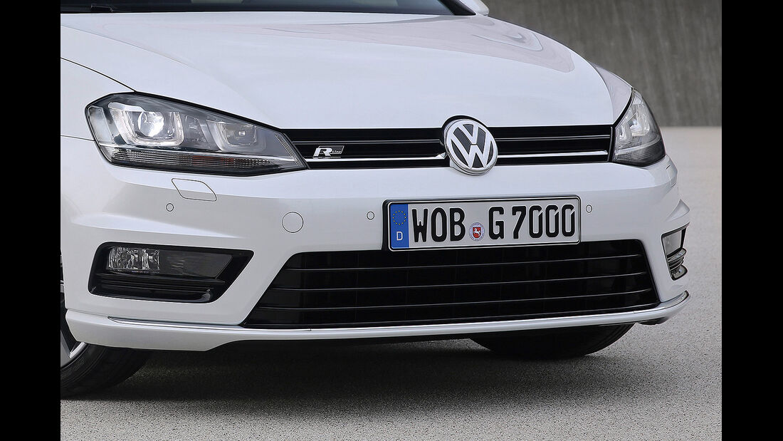 VW Golf VII R-Line, Front, 2013
