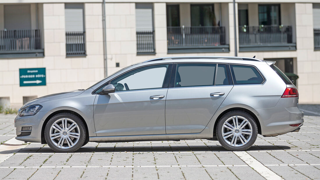 VW Golf Variant 2.0 TDI BMT, Seitenansicht