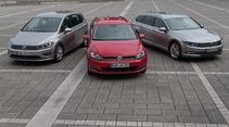 VW Golf Variant, Sportsvan, Passat, Frontansicht