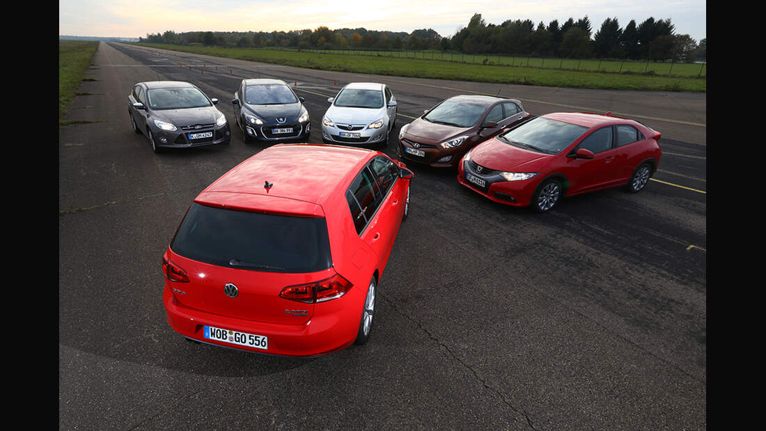 Focus, i30, Civic, Astra und Peugeot 308 gegen VW Golf im Test auto