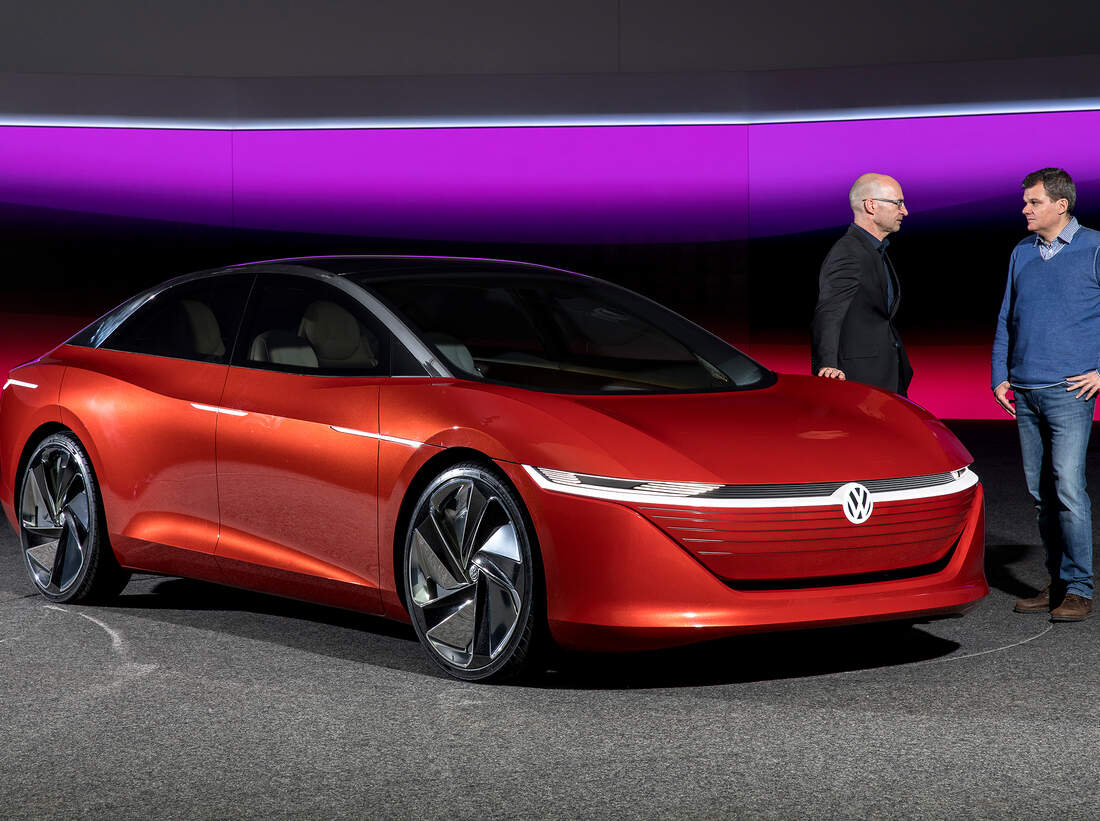 VW I.D. Vizzion (2021) Sitzprobe im ElektroPassat auto motor und sport