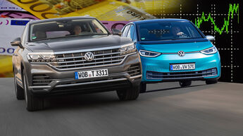 VW ID.3 Elektroauto Touareg V8 Diesel Preiserhöhung Collage