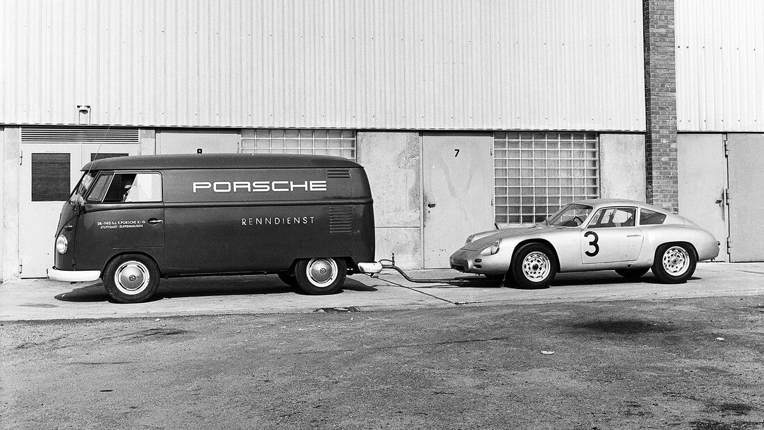 VW ID. Buzz Porsche Taycan Renndienst Historie
