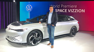 VW ID. Space Vizzion Sitzprobe LA 2019