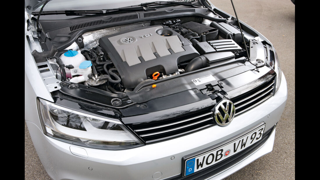 VW Jetta 1.6 TDI, Motorraum