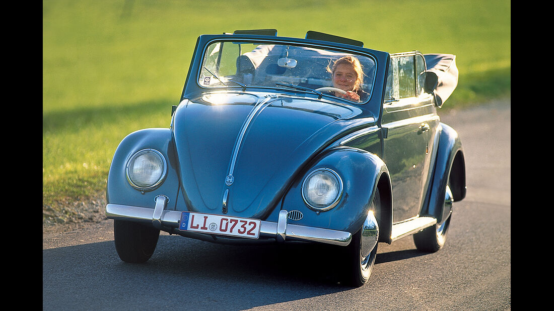 VW Käfer Cabriolet, Frontansicht