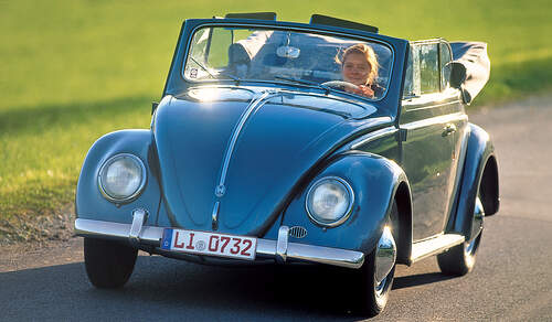 VW Käfer Cabriolet, Frontansicht