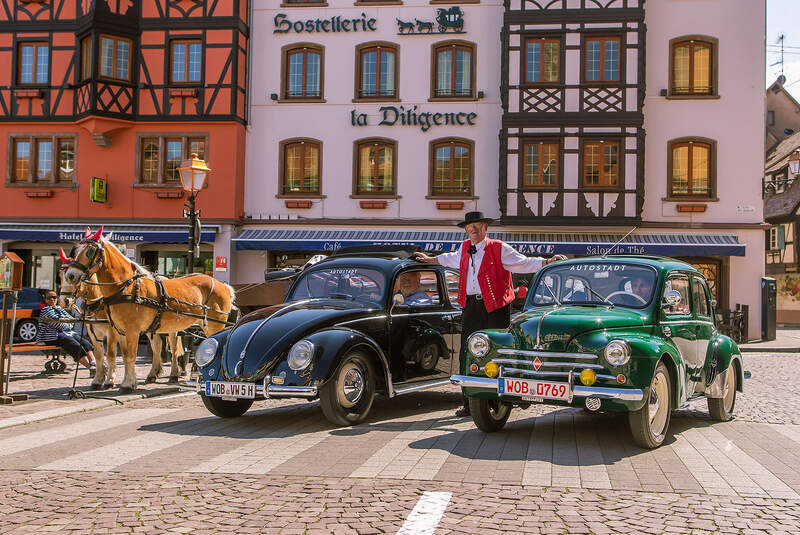 VW Käfer, Renault 4CV