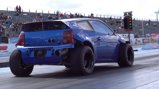 VW Lupo 1800 PS Tuning Drag Race