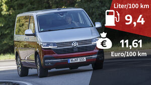 VW Multivan T6.1 Kosten Realverbrauch Test