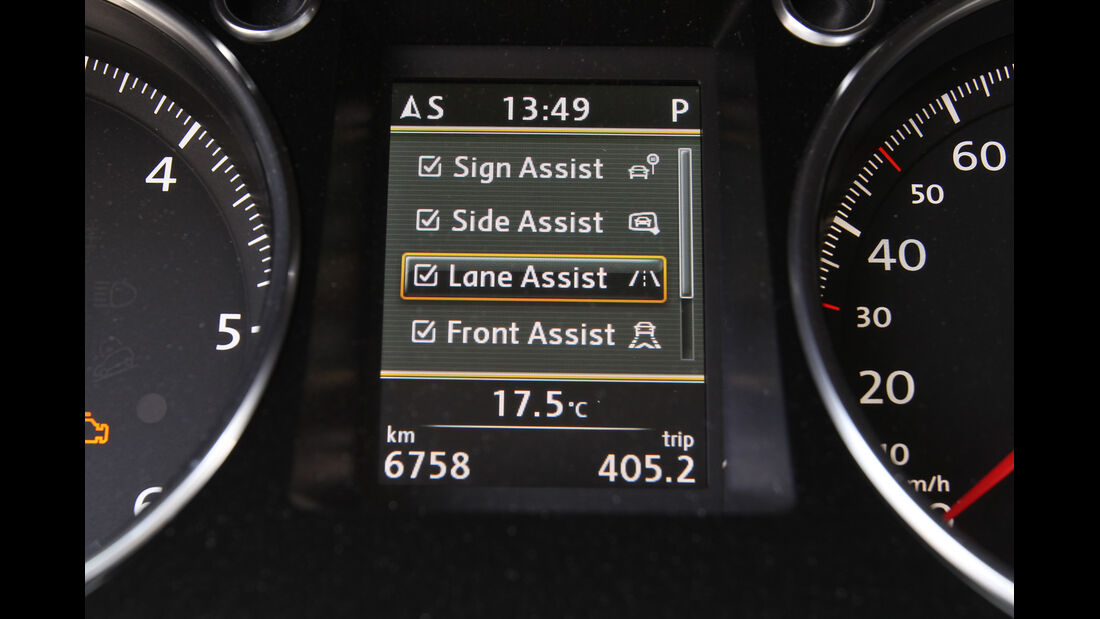 VW Passat Alltrack 2.0 TDI 4Motion, Display, Monitor, Anzeige