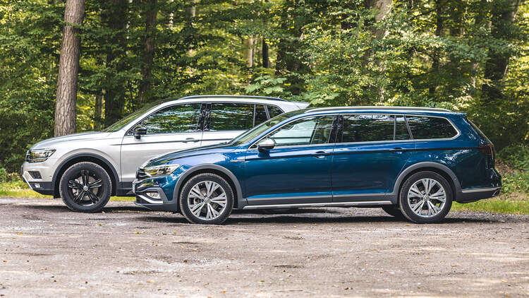 Vergleichstest Vw Passat Alltrack Vw Tiguan Offroad Auto Motor Und Sport
