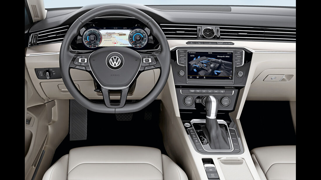 VW Passat, Cockpit
