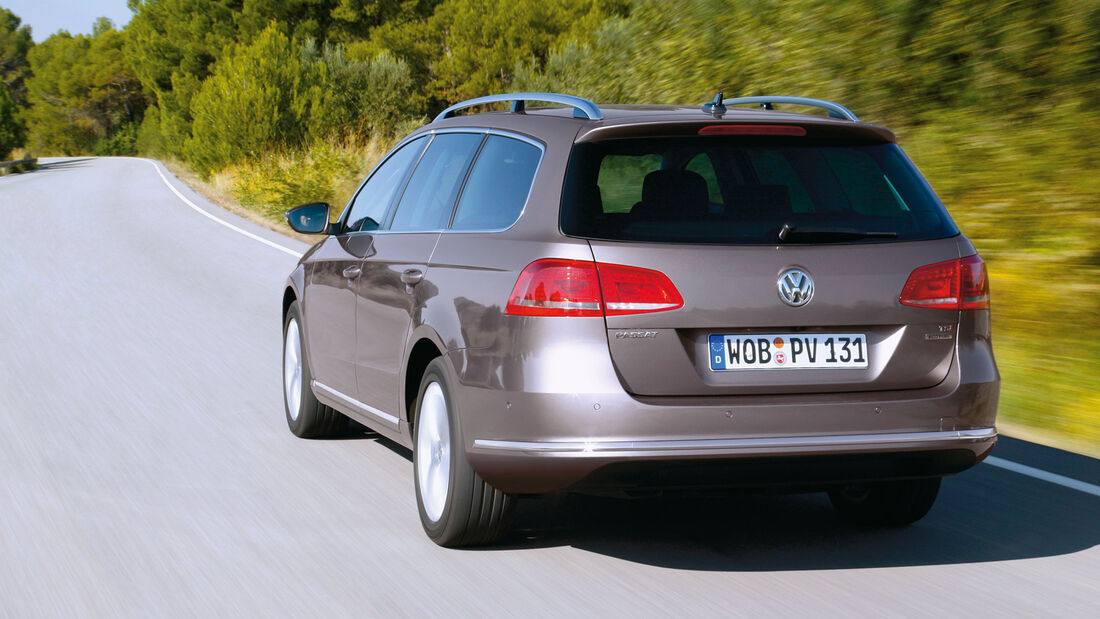 VW Passat Eco-Fuel, Heck