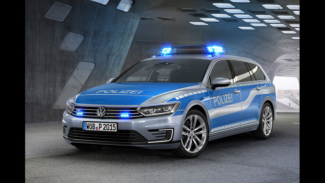 VW Passat GTE Polizeiauto