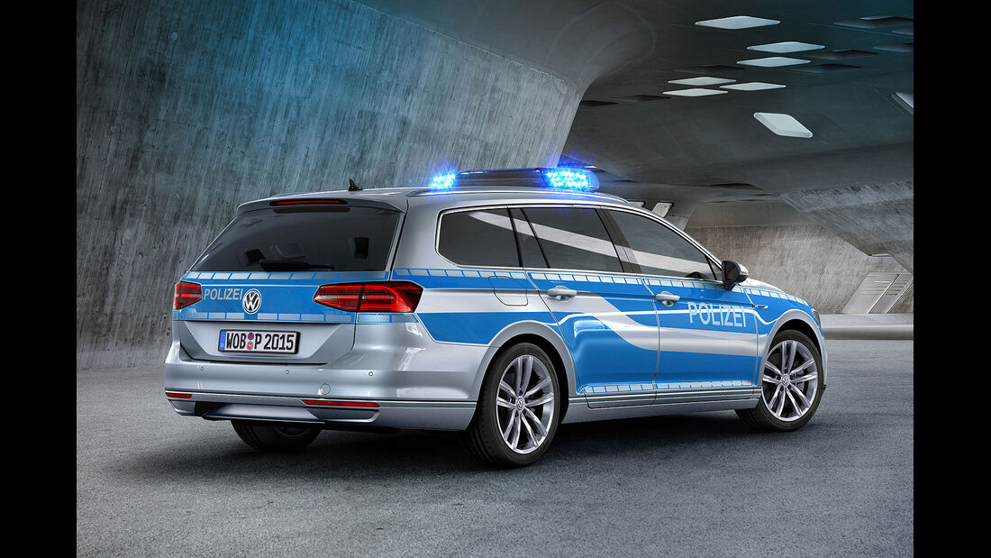 VW Passat GTE Polizeiauto
