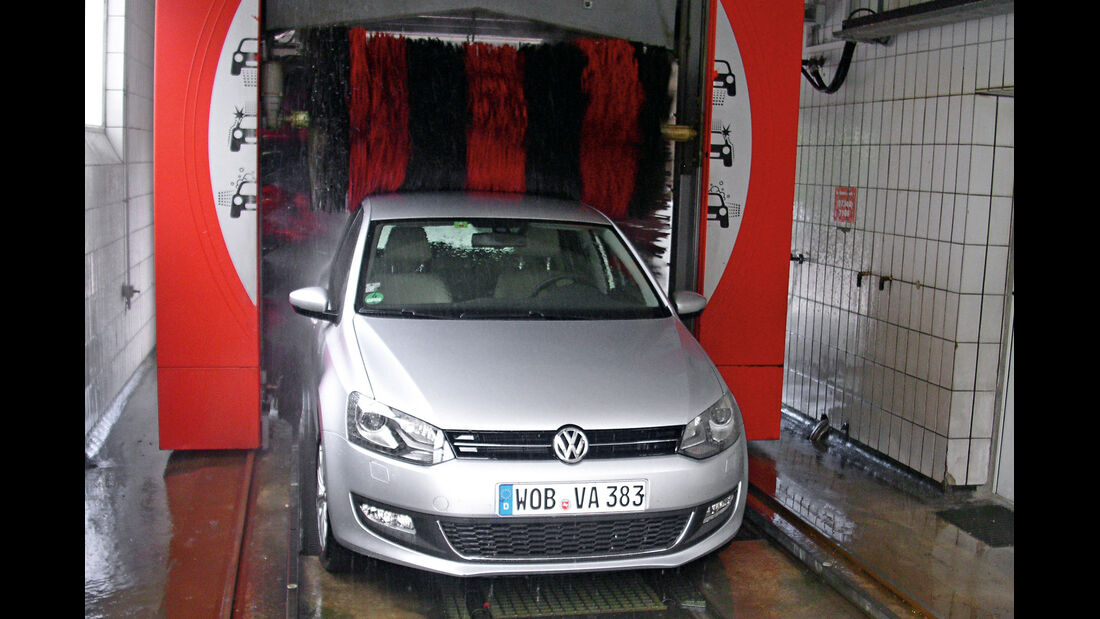 VW Polo 1.2 TSI, Waschstraße