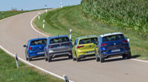 VW Polo 1.5 TSI Highline, VW T-Cross 1.5 TSI Life, VW T-Roc 1.5 TSI Style, VW Golf 1.5 eTSI Life, Exterieur