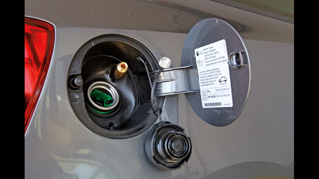 VW Polo 1.6 BiFuel, Tankdeckel, Tankstutzen, Gas, Benzin