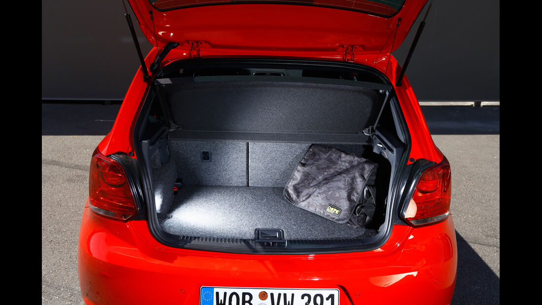 VW Polo GTI, Kofferraum