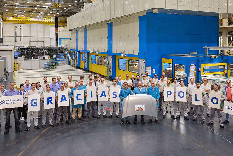 VW Polo Produktionsende Pamplona Navarra Juli 2024