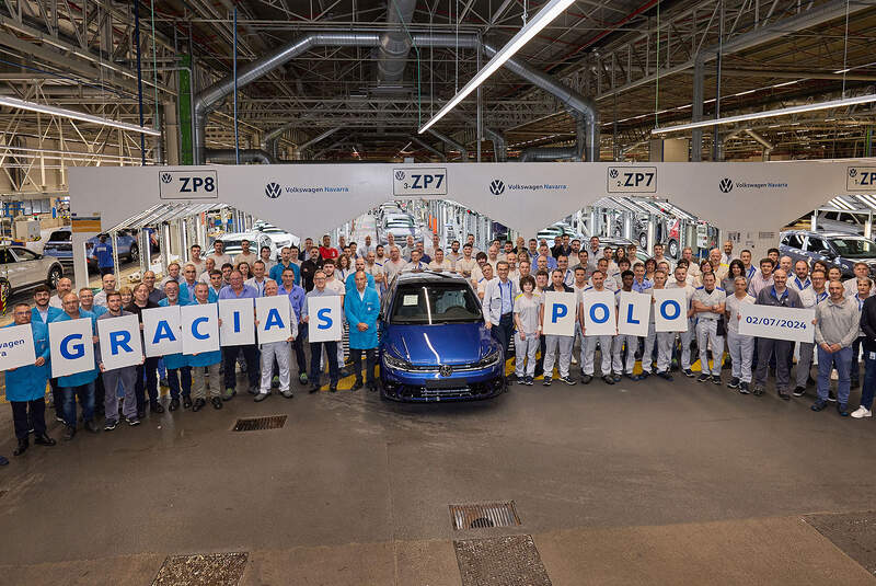 VW Polo Produktionsende Pamplona Navarra Juli 2024