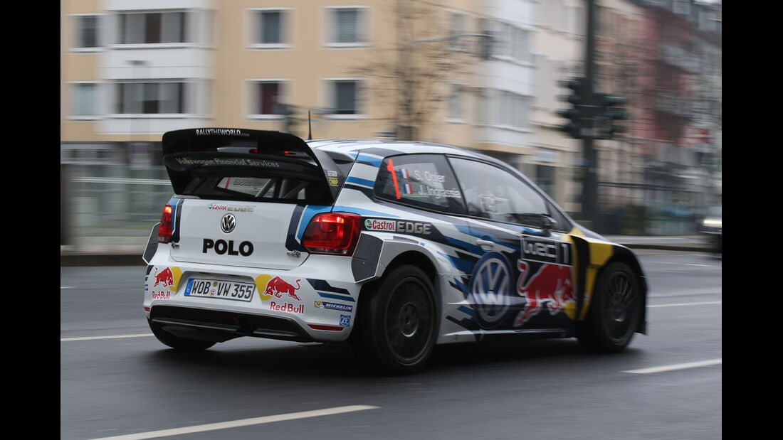 VW Polo WRC, Heckansicht