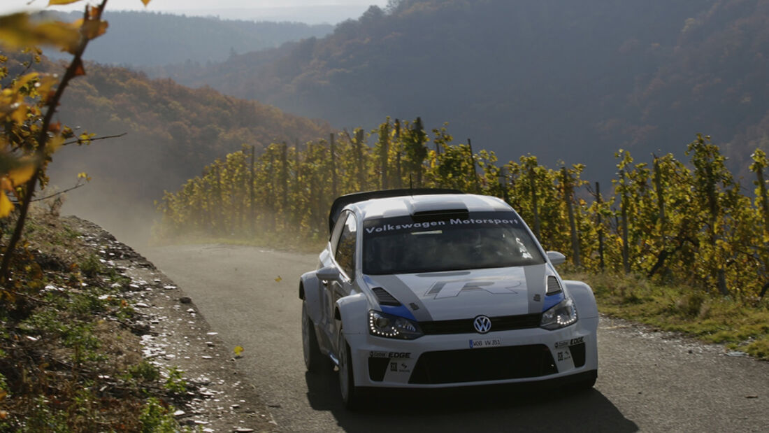 VW Polo WRC Sainz Test Veldenz 2011