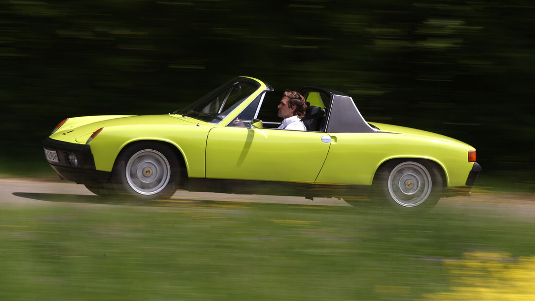 VW-Porsche 914, Seitenansicht