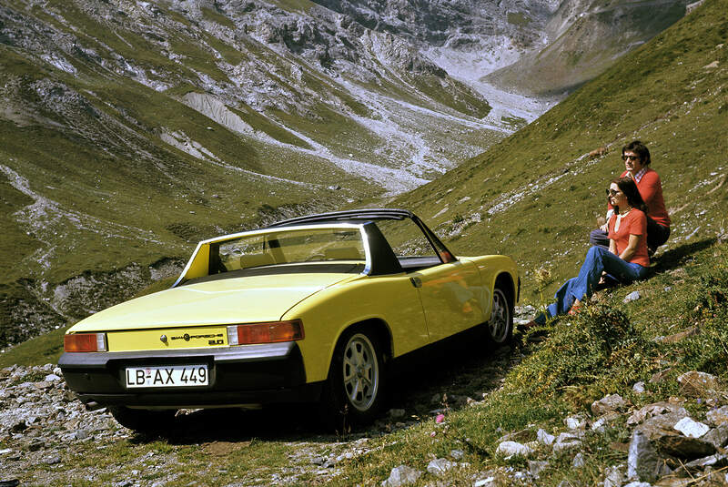 VW-Porsche 914, Seitenansicht