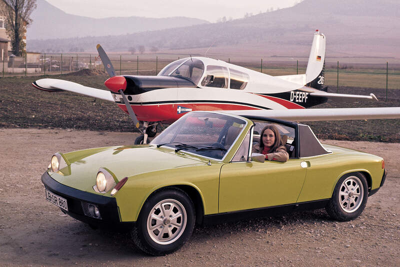 VW-Porsche 914, Seitenansicht