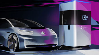 VW Powerbank mobile LadesŠule Elektro-Auto